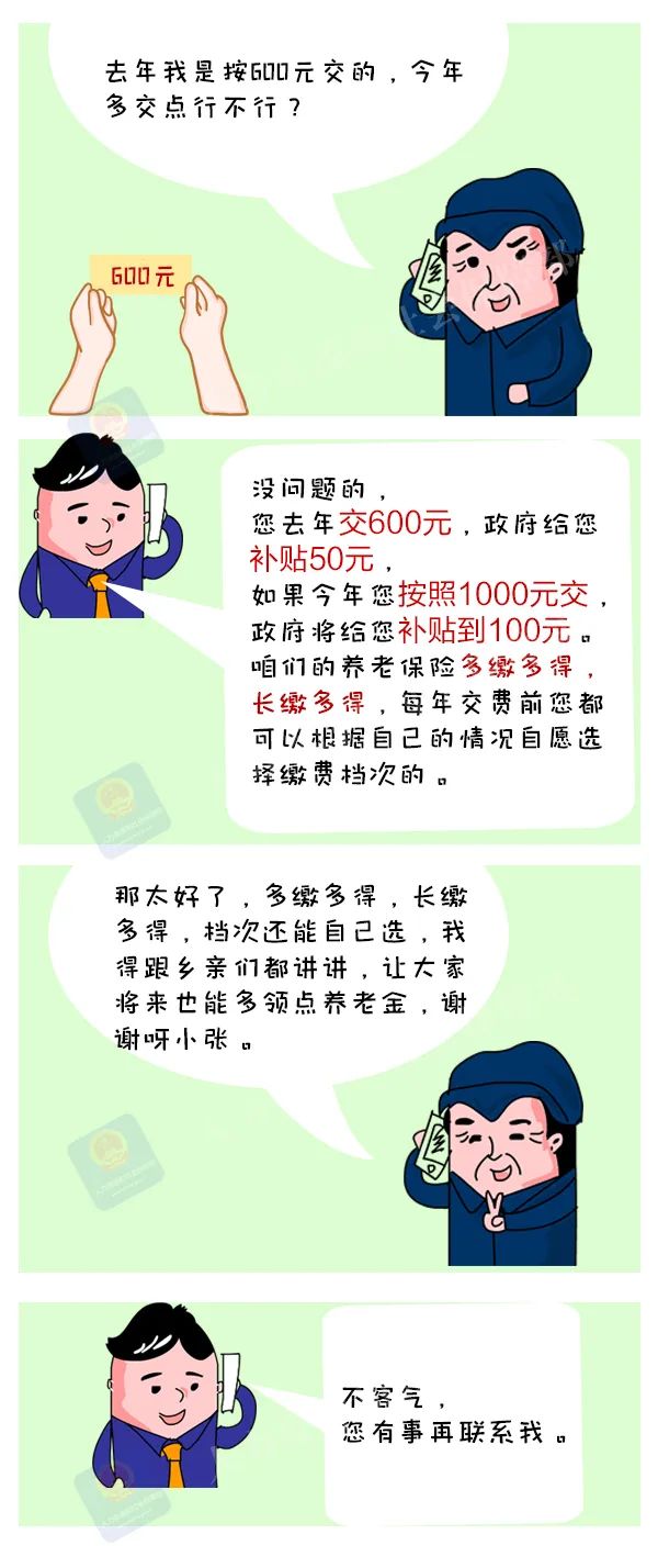 多地調(diào)整城鄉(xiāng)居民養(yǎng)老保險(xiǎn)繳費(fèi)檔次，多繳多得，長繳多得！